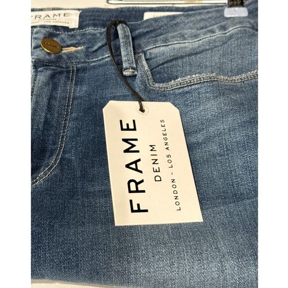 FRAME Denim Le Crop Mini Boot Denim Jean, Size 28 - Picture 8 of 11